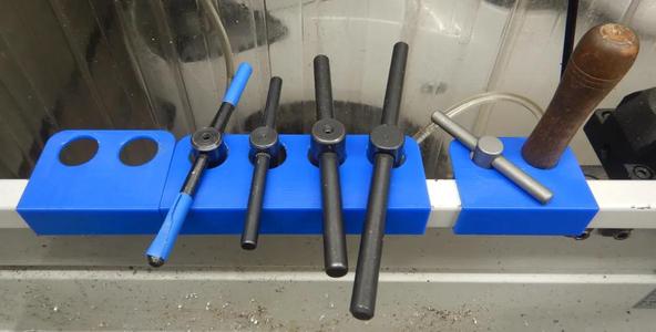 Futterschlüssel Halter Bernardo P600G Spänewand; Chuck key holder Bernardo P600G chip wall;