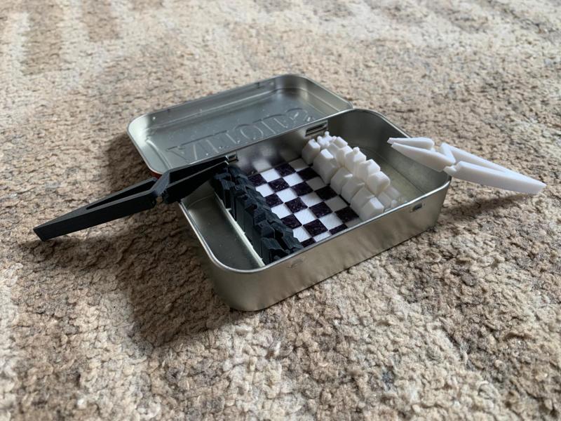 Altoid chess set