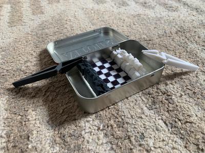 Altoid chess set