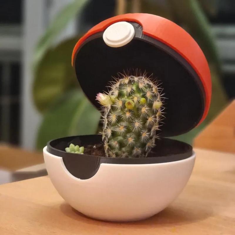 PokePot (Pokeball Planter)