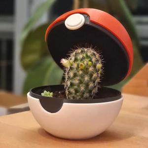PokePot (Pokeball Planter)