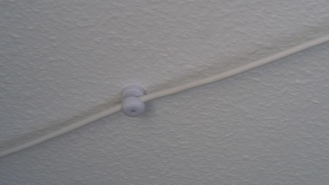 Ceiling Cable Clip – Nail-On Wall/Ceiling Mount for Cables