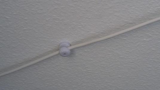 Ceiling Cable Clip – Nail-On Wall/Ceiling Mount for Cables
