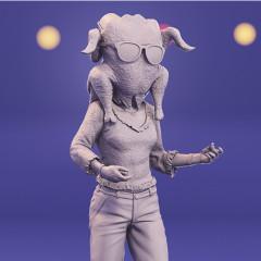 Monica Geller 3D Printing Figurine | Assembly
