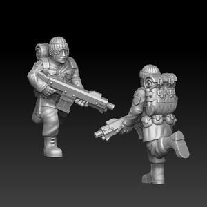 soldier running