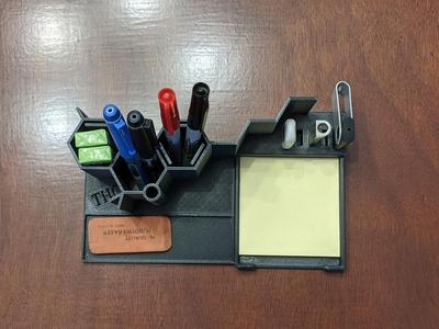 THC Molecule Desktop Organizer