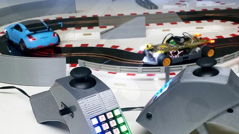 MyDigitalSlot Basic Controller. DIY Arduino based Radio Controller for your 1/32 Digital Slot cars