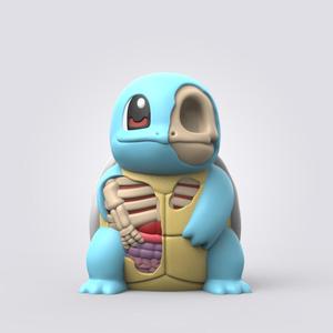 Halloween Squirtle (Easy Print No Supports)
