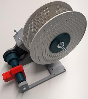 filament winder with belts