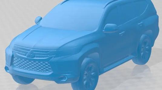 Mitsubishi Pajero Sport TH 2019 Printable Car