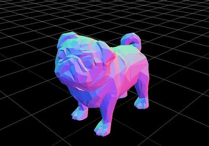 Pug – Low Poly (Decoration)