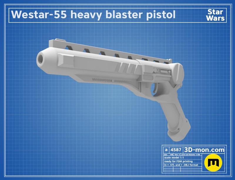 Westar-55 Heavy Blaster Pistol