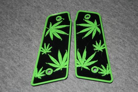 Weed Leaf - 45° Paintball Grips