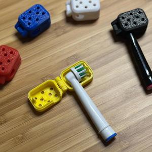Simple travel case OralB electric toothbrush head