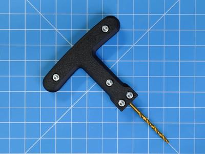 T-Handle Hand Drill (REV 2, Parametric)   