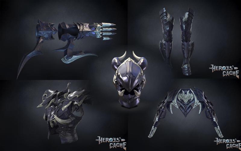 Final Fantasy XIV – Drachen Full Set plus Gae Bolg 3D Model Collection