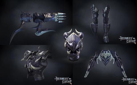 Final Fantasy XIV – Drachen Full Set plus Gae Bolg 3D Model Collection