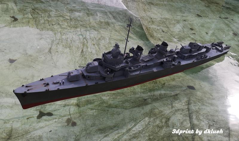 1 72 Fletcher Class Destroyer RC Model