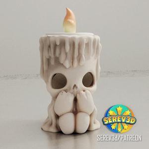 Cute Creepy Candle Holder – NO SUPPORTS needed