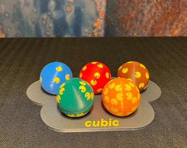 The 32 Crystallographic Point Groups ("spheres / Pac-Man" set)   