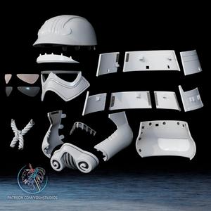 Star Wars Samurai Storm Trooper Helmet 3D Printer File STL