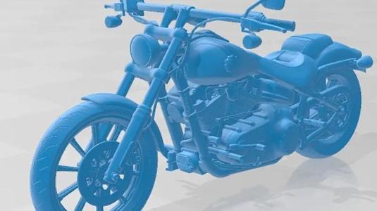 Harley Davidson Softail Break Out 2015 Printable Motorbike