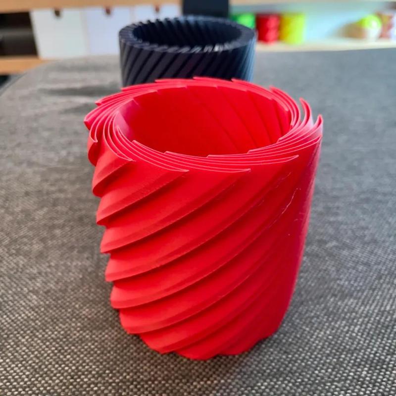 Pleated Twist Vase