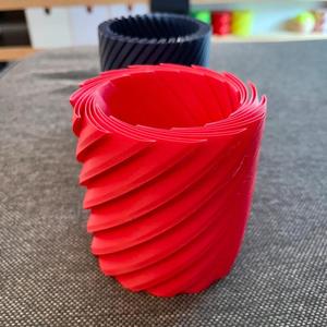 Pleated Twist Vase