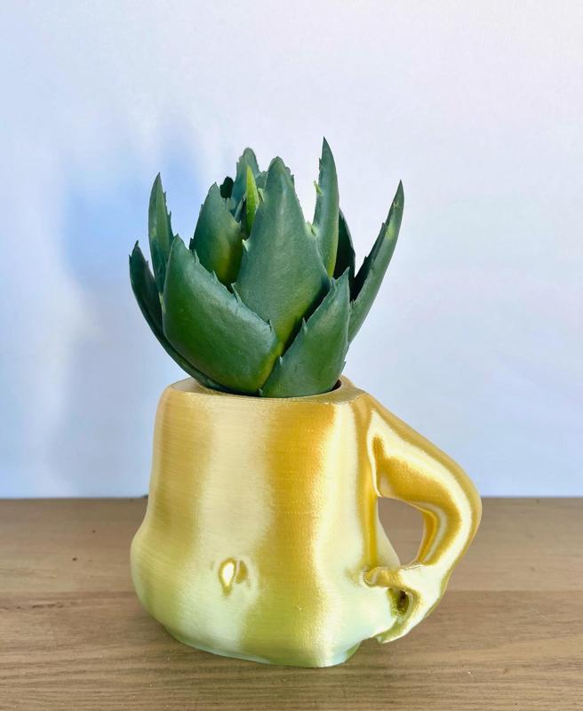 Fat Guy Planter / Pencil Holder / Mug