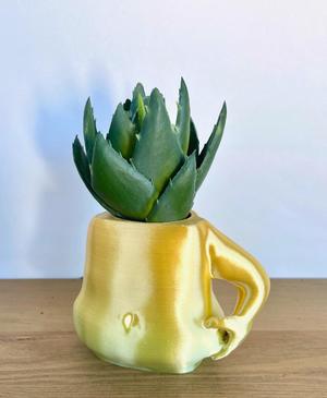 Fat Guy Planter / Pencil Holder / Mug