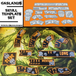 Gaslands – Deluxe Templates – Skulls Theme