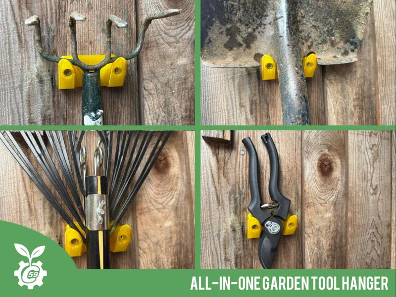 Universal Garden Tool Hanger