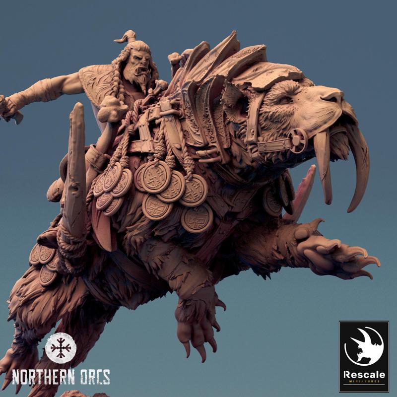 Saber-toothed tiger, Gelidus Felix Leap