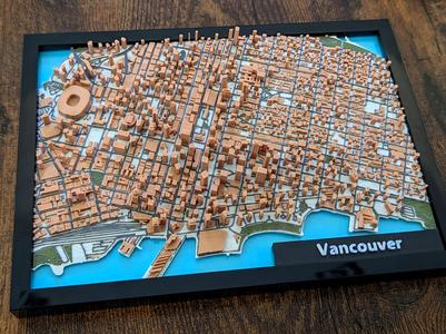 Vancouver Canada 3D Miniature v2