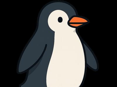 Penguin Bookmark or sign or whatever