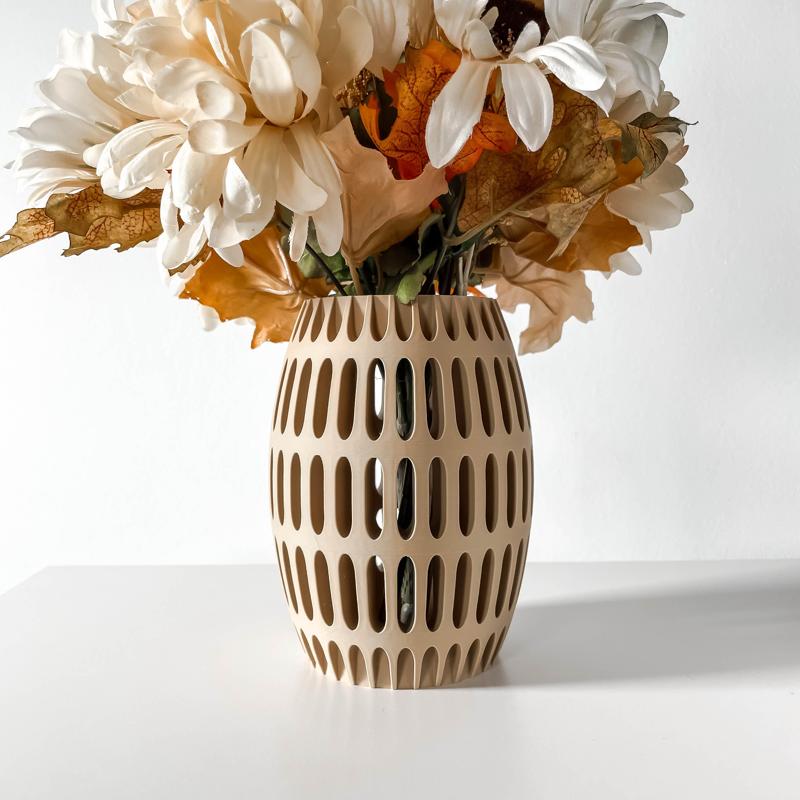The Havas Vase, Modern and Unique Home Decor for Dried and Preserved Flower Arrangement  | STL File