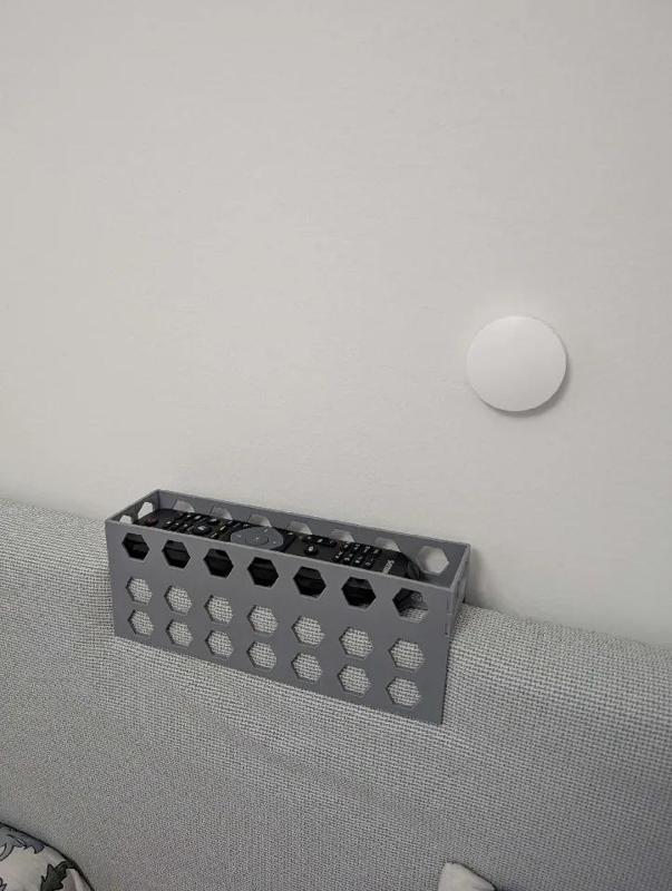 Ikea Gladstad headboard remote holder   