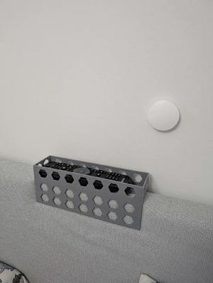 Ikea Gladstad headboard remote holder   