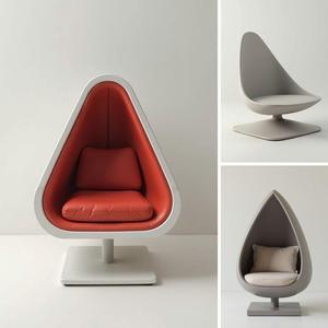 Triangle Square Bottom Chairs STL OBJ FBX  Miniatures