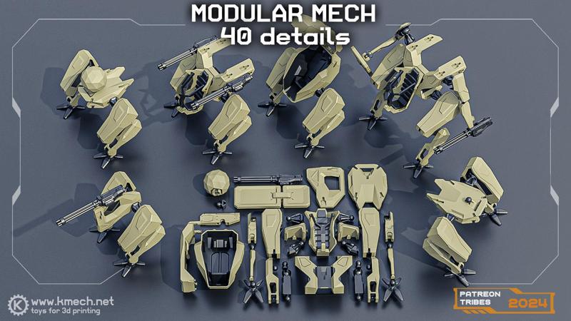 Mech Action Figure Modular