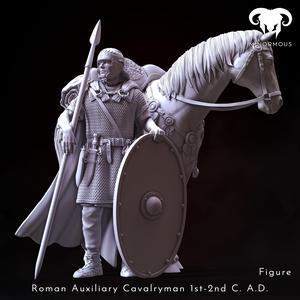 Figure & Horse – Roman Auxiliary  Cavalryman 1st-2nd C. A.D. Horsemen of Antiquity!