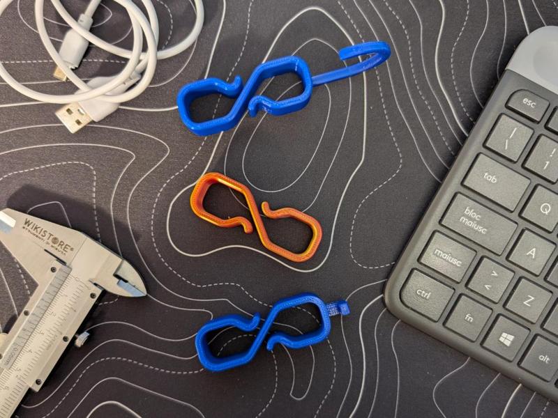 S-Shape Cable Organizer (Std/Hook/Skadis)