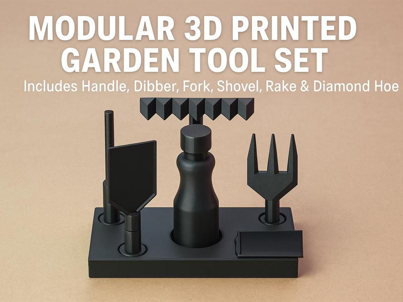 Interchangeable Garden Tool Set!