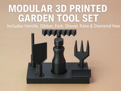 Interchangeable Garden Tool Set!