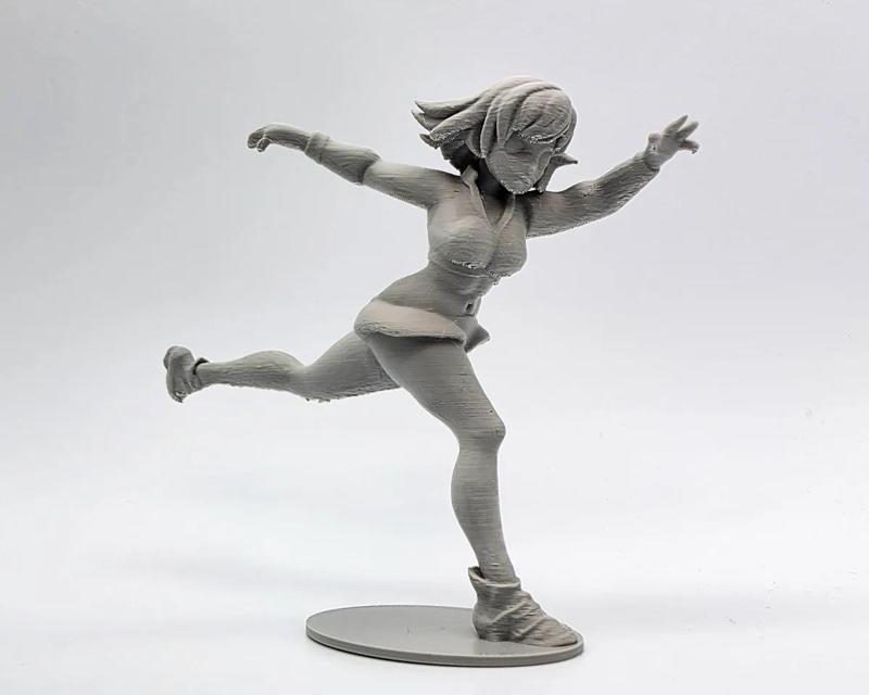 Female Leaping Figurine
