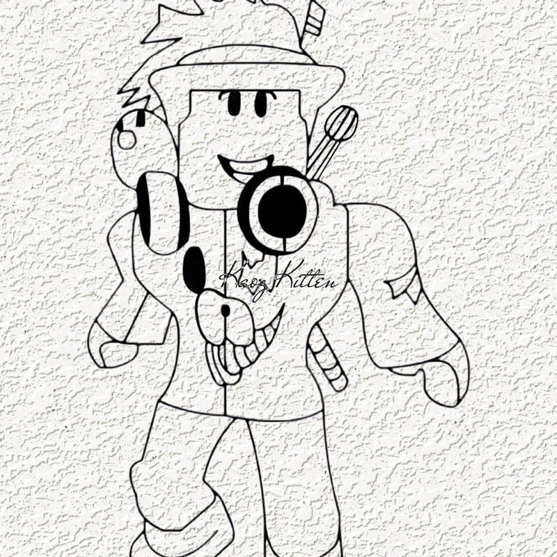 roblox character WALL ART