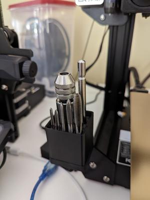 Gridfinity 1×1 Thread Tap Holder