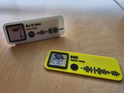 Spotify Song Code Display