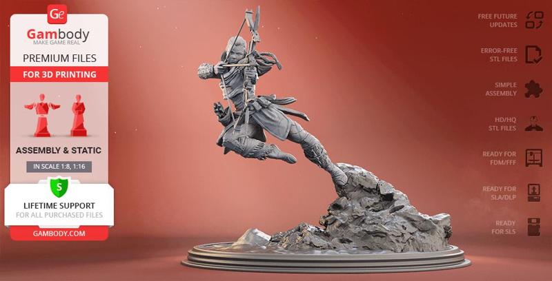 Aloy 3D Printing Figurine | Assembly