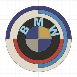 BMW 50 Anniversary drink coaster